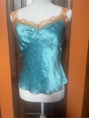 Vintage 100% silk Bebe top